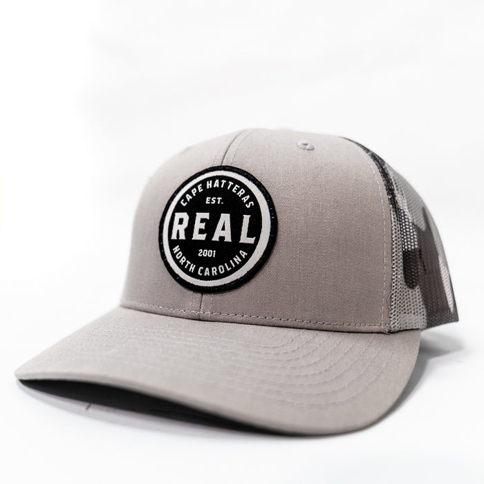 REAL Circle Patch Hat-Silver/Grey Camo