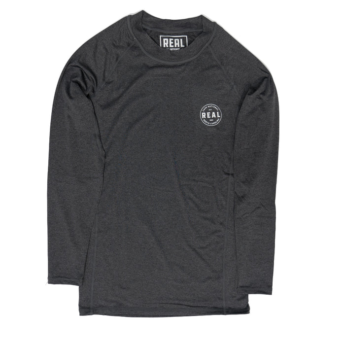 REAL Nimbus L/S Rashguard-Athletic Heather