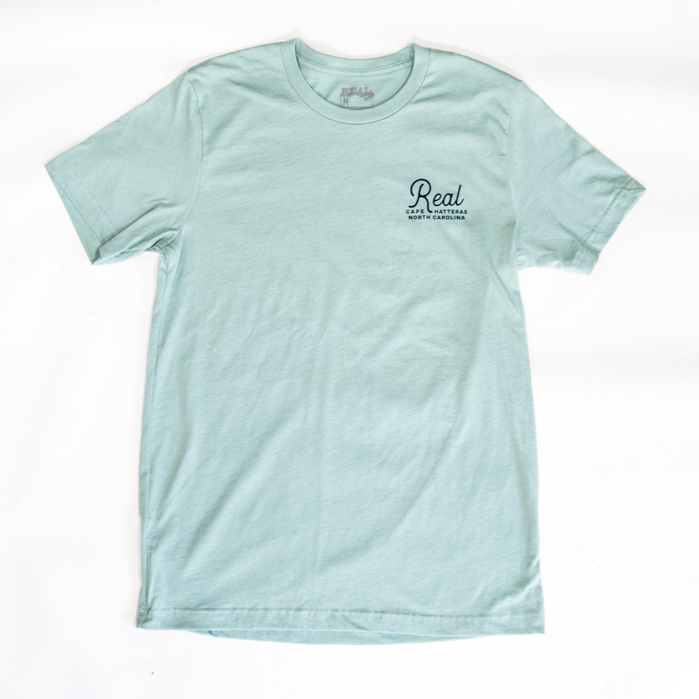 REAL Sunset Session Tee-Dusty Blue