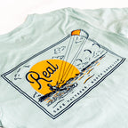REAL Sunset Session Tee-Dusty Blue