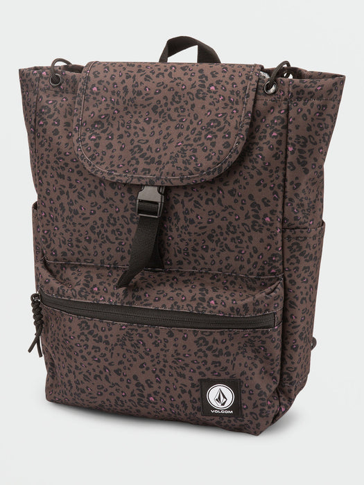 Volcom Vol Stone Drawstring Backpack-Espresso