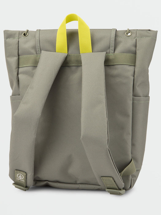 Volcom Vol Stone Drawstring Bag-Light Army