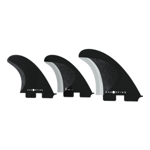 Endorfin Slater KS1 FCS II Tri Fin Set-Black/Black-Large