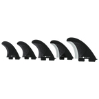 Endorfin Slater KS1 FCS II Tri/Quad Fin Set-Black/Black-Large