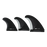 Endorfin KS1 Futures Tri Fin Set-Black/Black-Large
