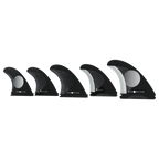 Endorfin KS1 Futures Tri/Quad Fin Set-Black/White-Medium