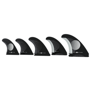 Endorfin KS1 Futures Tri/Quad Fin Set-Black/White-Medium