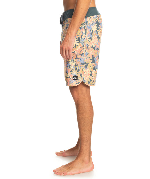 Quiksilver Surfsilk Scallop 19 Boardshorts-Dark Slate