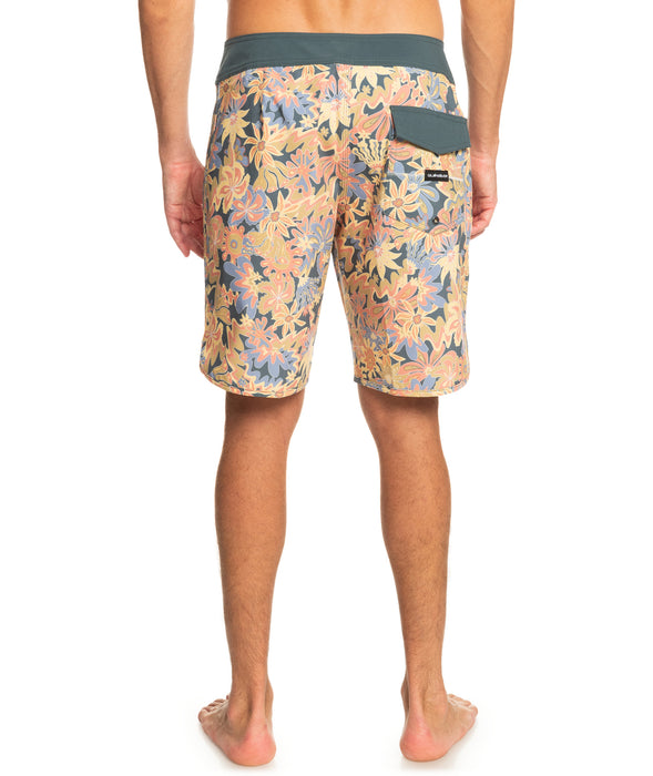 Quiksilver Surfsilk Scallop 19 Boardshorts-Dark Slate