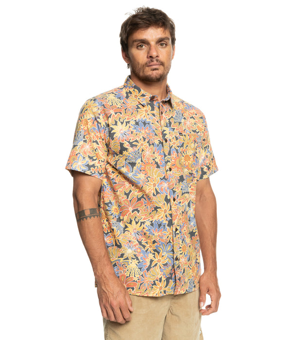 Quiksilver Surfadelica S/S Shirt-Dark Slate