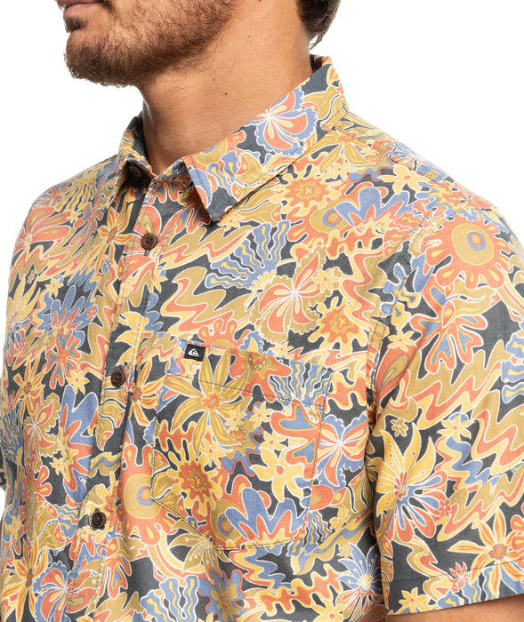 Quiksilver Surfadelica S/S Shirt-Dark Slate
