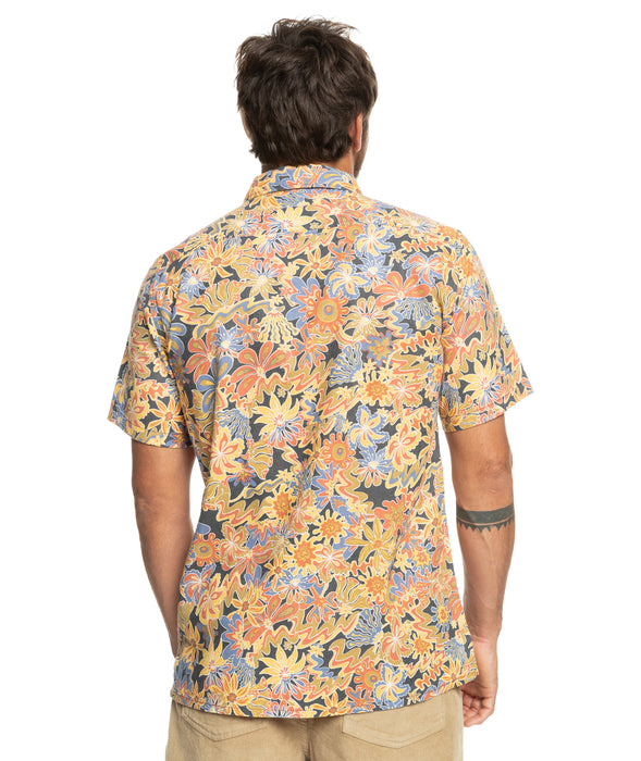 Quiksilver Surfadelica S/S Shirt-Dark Slate