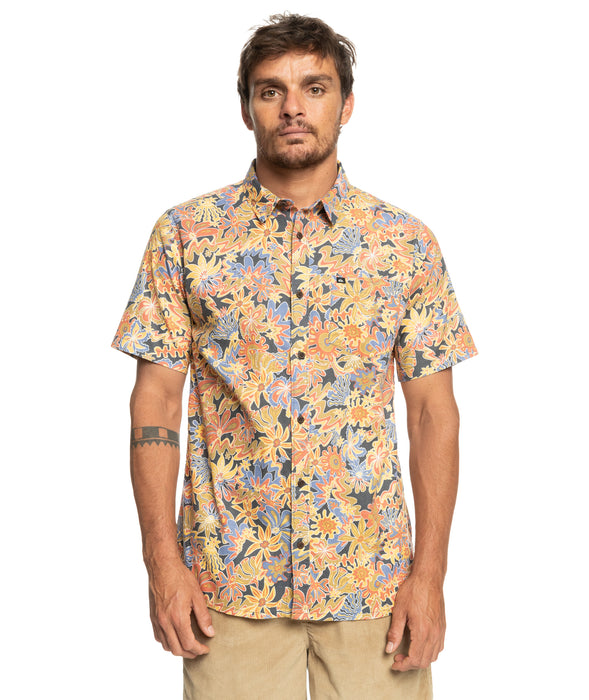 Quiksilver Surfadelica S/S Shirt-Dark Slate
