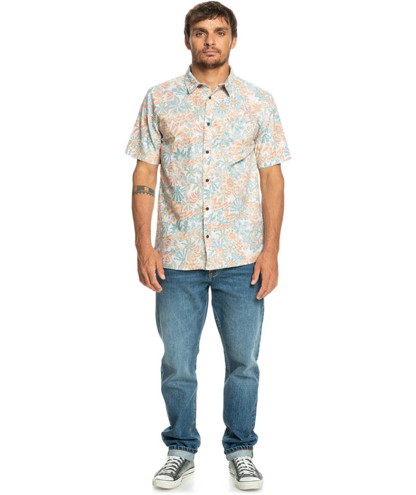 Quiksilver Surfadelica S/S Shirt-Birch
