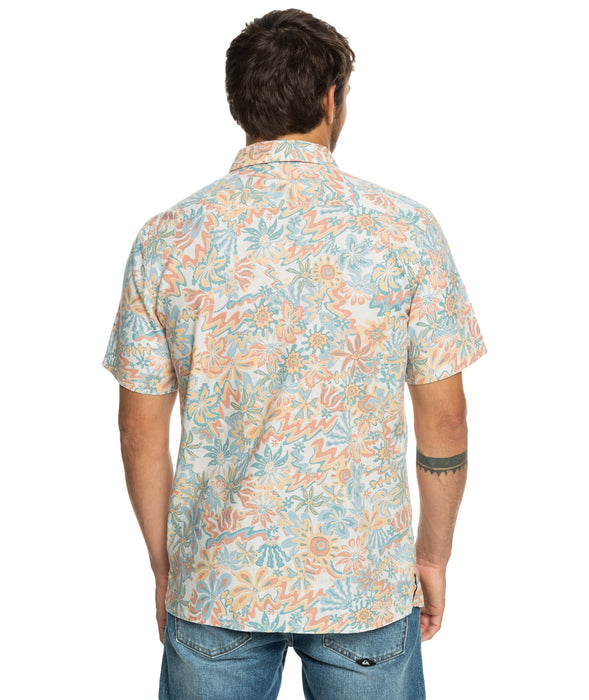 Quiksilver Surfadelica S/S Shirt-Birch