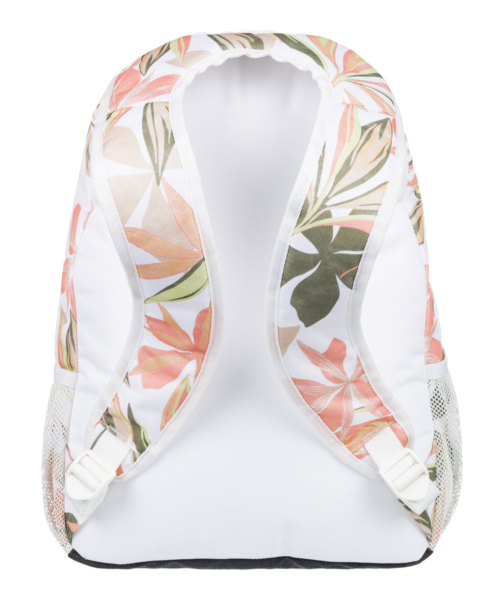 Roxy Shadow Swell Printed Backpack-Bright White