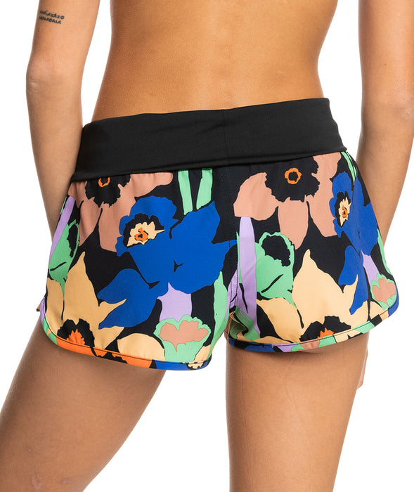 Roxy Endless Summer Printed Boardshorts-Anthracite Flower