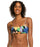 Roxy Color Jam Bralette Top-Anthracite Flower