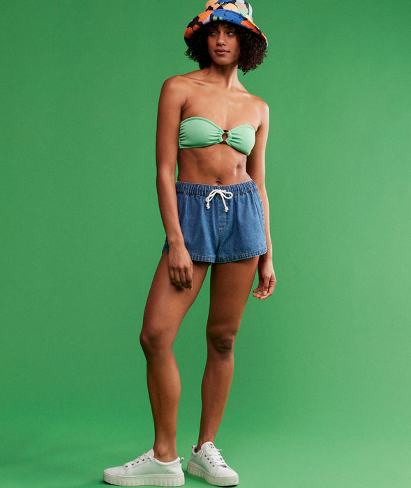 Roxy Color Jam SD Bandeau Top-Absinthe Green