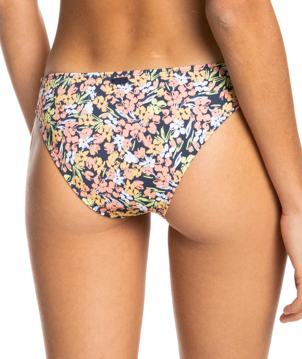 Roxy PT Beach Classics Moderate Bottom-Mood Indigo Ditsy Love
