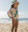 Roxy TW Jasmine Paradise Hat-Mint Tropical Trails
