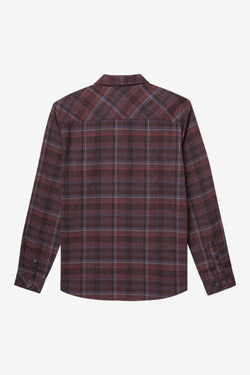 O'Neill Mythic Sessions Flannel L/S Shirt-Huckleberry