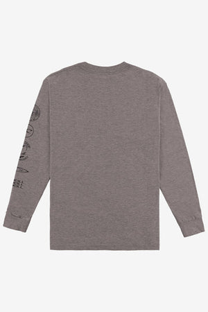 O'Neill Icons L/S Tee-Heather Grey— Alternate View
