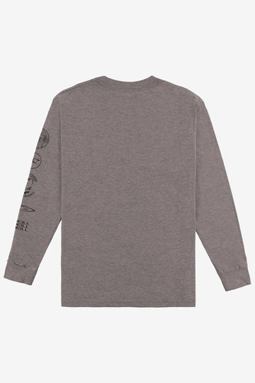 O'Neill Icons L/S Tee-Heather Grey