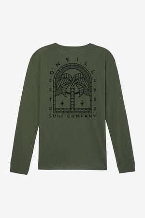 O'Neill La Palma L/S Tee-Dark Olive