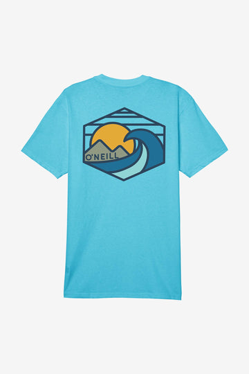 O'Neill Glassy Tee-Aquarius Htr
