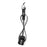 FCS Big Wave Essential Leash-Black-12' x 8mm