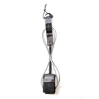 FCS Big Wave Essential Leash-Coal-8' x 8mm
