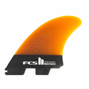 FCS Machado PG Tri Fin Set-Black-Large