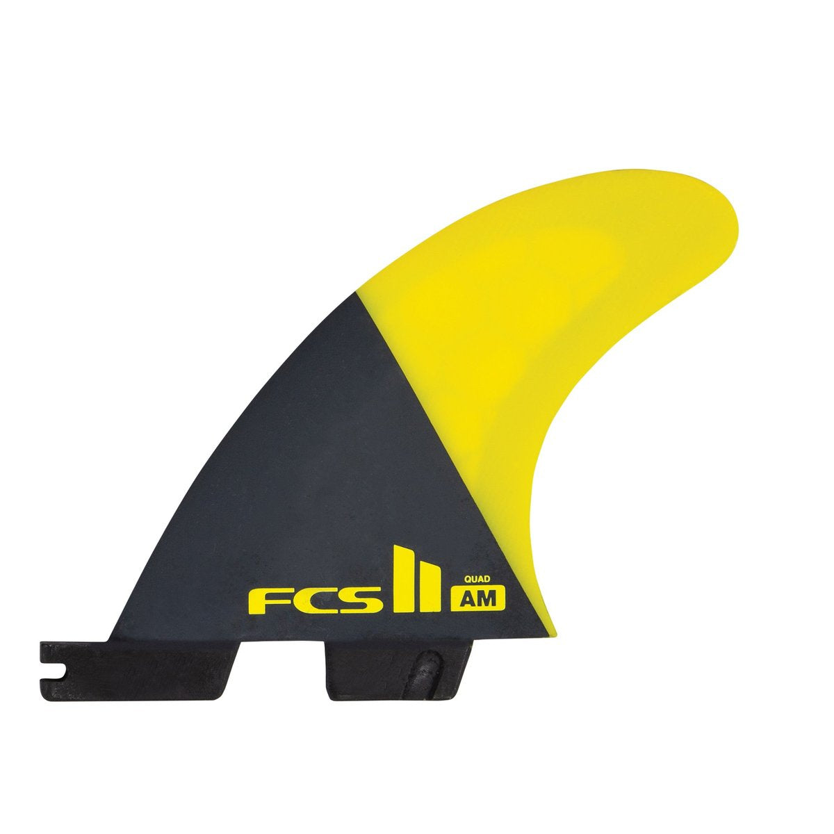 FCS Al Merrick AM PC Tri/Quad Fin Set-Yellow-Large