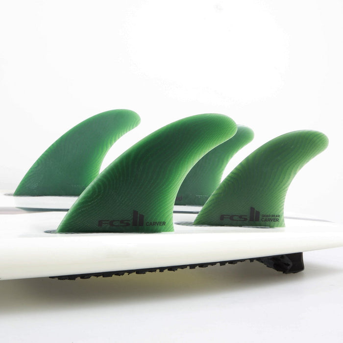 FCS Carver Eco Neo Glass Tri/Quad Fin Set-Sage-Large