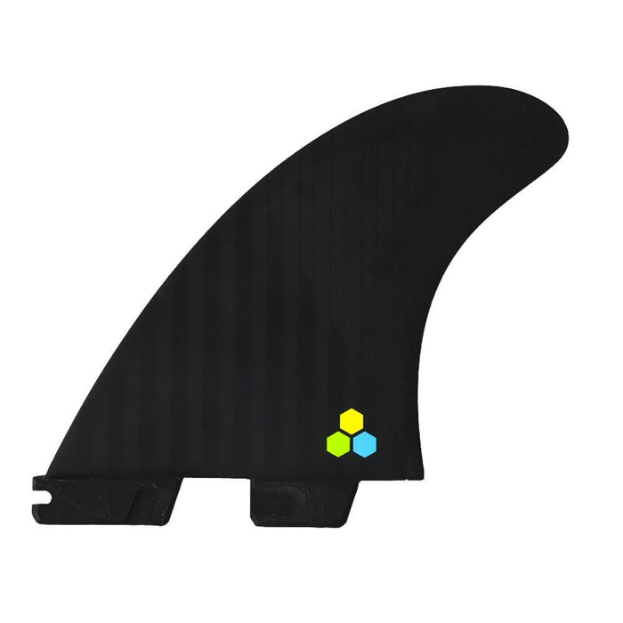 FCS CI PC Tri Fin Set-Black-Large