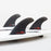 FCS FW Aircore PC Tri Fin Set-Black-Large