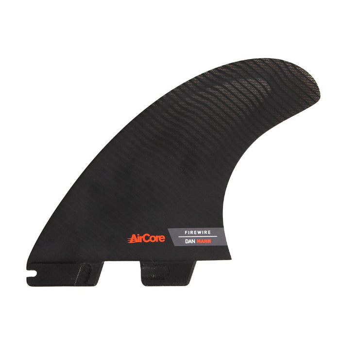 FCS FW Aircore PC Tri Fin Set-Black-Medium