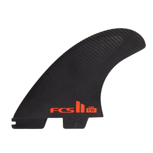 FCS FW Aircore PC Tri Fin Set-Black-Medium