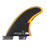 FCS II GL PC Tri Fin Set-Black-Medium