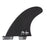 FCS II GL PC Tri/Quad Fin Set-Black-Medium