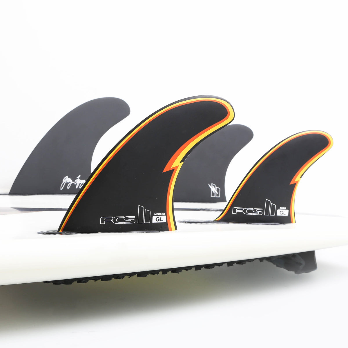 サーフィン・ボディボード FCS II FIREWIRE TRI-QUAD 5FINS FCS II GL PC Tri/Quad Fin Set-Black-Medium – REAL Watersports