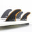 FCS II GL PC Tri/Quad Fin Set-Black-Medium