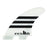 FCS Julian Wilson JW PC Tri Fin Set-Black/White-Medium