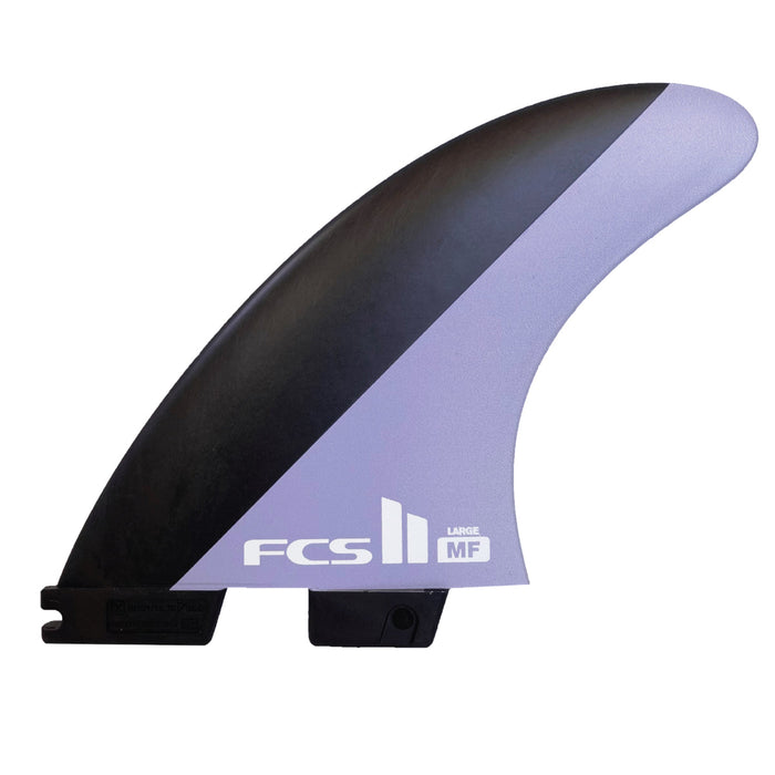 FCS MF PC Tri Fin Set-Charcoal/Lavender-Medium