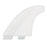 FCS II MF PC Twin + Trailer Fin Set-White-X-Large