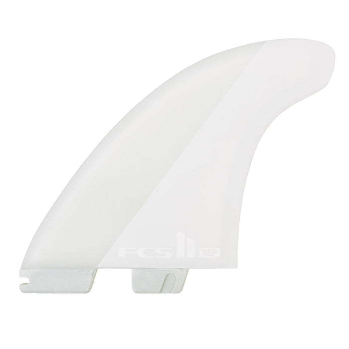 FCS II MF PC Twin + Trailer Fin Set-White-X-Large