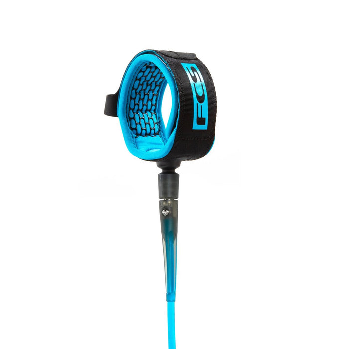 FCS All Round Essential Leash-6' x 7mm-Blue/Black