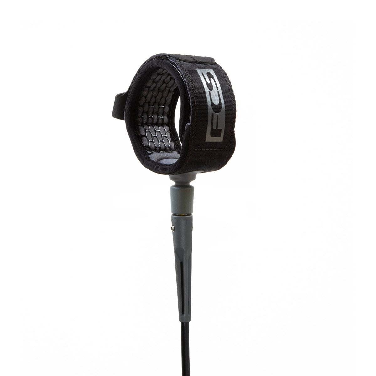 FCS All Round Essential Leash-6' x 7mm-Black/Grey