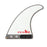 FCS Harley Longboard PC Tri Fin Set-Cool Grey-X-Large